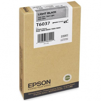 Картридж Epson для Stylus Pro 7800/9800 Light Black (C13T603700) повышенной емкости
