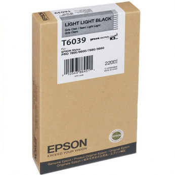 Картридж Epson для Stylus Pro 7800/9800 Light Light Black (C13T603900) повышенной емкости