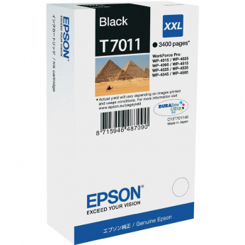 Картридж Epson WorkForce Pro WP-4015DN/WP4515DN Black (C13T70114010)