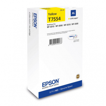 Картридж Epson для WorkForce Pro WF-8090/WF-8590DWF Yellow (C13T755440) повышенной емкости