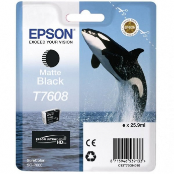 Картридж Epson SureColor SC-P600 Matte Black (C13T76084010)