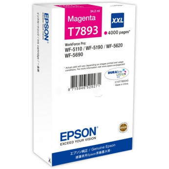 Картридж Epson для WorkForce WF-5110/WF-5620 Magenta (C13T789340) XXL