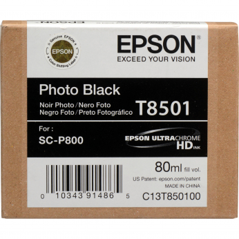 Картридж Epson для SureColor SC-P800 Photo Black (C13T850100)