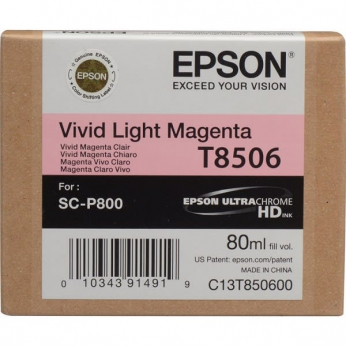 Картридж Epson для SureColor SC-P800 Vivid Light Magenta (C13T850600)