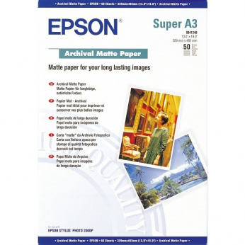 Фотопапір Epson  192г/м кв, A3+, 50л (S041340)
