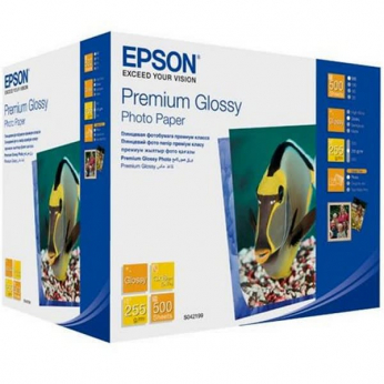 Фотобумага Epson глянцевая 255г/м кв, 13см х 18см, 500л (C13S042199)