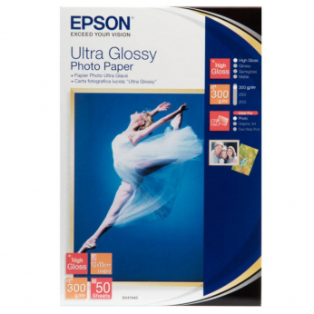 Фотопапір Epson  глянсовий 300г/м кв, 10см x 15см, 50л (C13S041943)