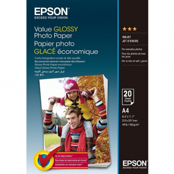 Фотопапір Epson  глянсовий 183г/м кв, A4, 20л (C13S400035)