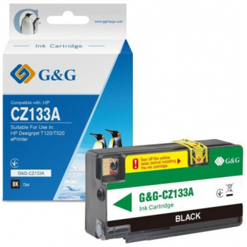 Картридж G&G для HP Designjet T120/T520 ePrinter Black G&G-CZ133A