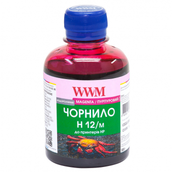 Чернила WWM для HP №10/11/82 200г Magenta Водорастворимые (H12/M)