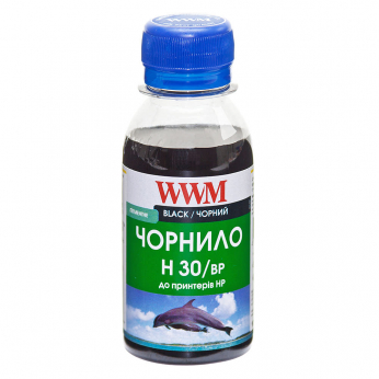 Чорнило WWM для HP №21/121/122 100г Black пігментне (H30/BP-2)