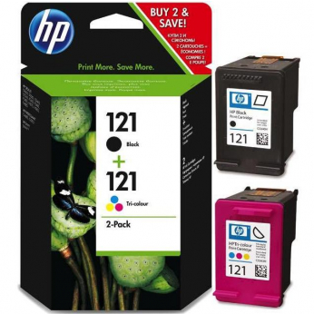 Комплект струйных картриджей HP для DJ D2563/F4283 №121/121 Black/Color (CN637HE)