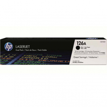 Картридж тонерный HP 126A для HP CP1025/1025nw 126Ax2 2x1200 ст. Black (CE310AD) двойная упаковка