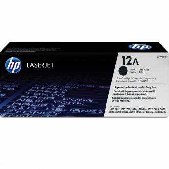 Картридж тонерный HP 12A для LJ 1010/1020/1022 12A 2000 ст. Black (Q2612A)