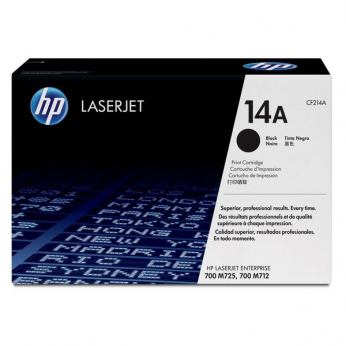 Картридж тонерный HP 14A для LaserJet M712dn/M712xh 14A 10000 ст. Black (CF214A)