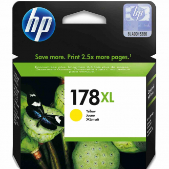Картридж HP для Photosmart C6383/C5383/D5463 HP 178XL Yellow (CB325HE) повышенной емкости
