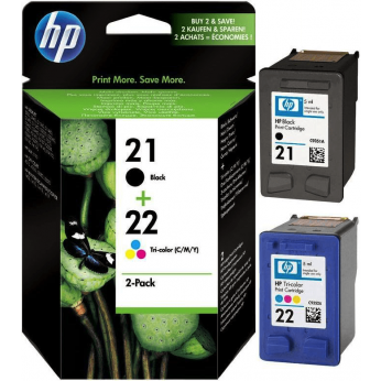 Комплект струйных картриджей HP для DJ 3920/F4200/F5200 series №21/22 Black/Color (SD367AE)