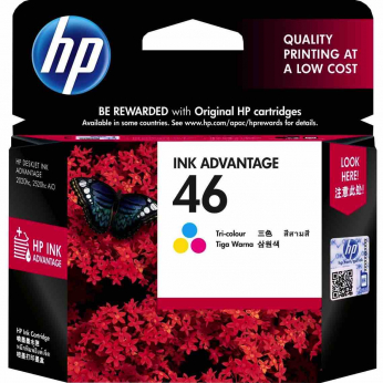 Картридж HP для Deskjet Ink Advantage 2520 HP 46 Color (CZ638AE)