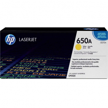 Картридж тон. HP 650A для CLJ CP5525 15000 ст. Yellow (CE272A)