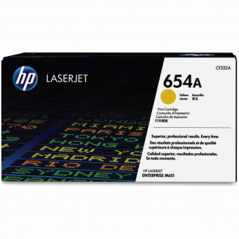 Картридж тон. HP 654A для LJ Enterprise M651 15000 ст. Yellow (CF332A)