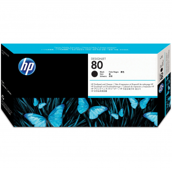 Печатающая головка HP для DesignJet 1050/1055 HP 80 Black (C4820A)