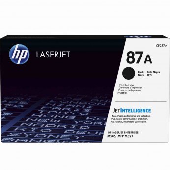 Картридж тон. HP 87A для LaserJet Enterprise M527c/M527f/M527dn 9000 ст. Black (CF287A)