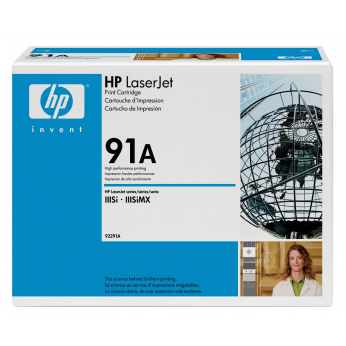 Картридж тонерный HP 91A для LJ IIISi/4Si 91A Black (92291A)
