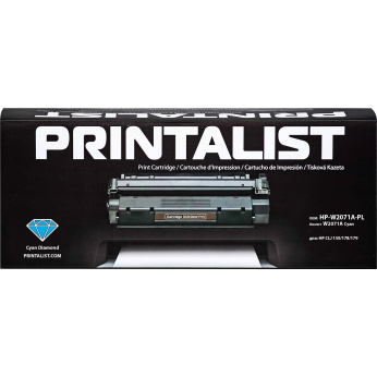 Картридж тон. PRINTALIST для HP CLJ 150/178/179 аналог W2071A Cyan ( 700 ст.) (HP-W2071A-PL)