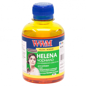 Чорнило WWM HELENA для HP 200г Yellow водорозчинне (HU/Y)