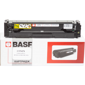 Картридж тонерный BASF для HP CLJ M280/M281/M254 аналог CF542X Yellow (BASF-KT-CF542Х)
