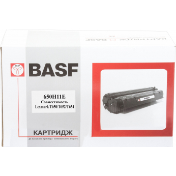 Картридж тон. BASF для Lexmark T650/T652/T654 Black ( 25000 ст.) (BASF-KT-T650H11E)