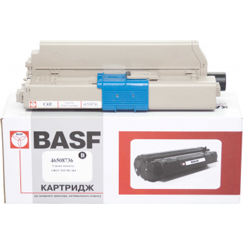 Картридж тон. BASF для OKI C332/MC363 аналог 46508736 Black ( 3000 ст.) (BASF-KT-46508736)