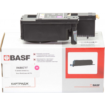 Картридж тонерный BASF для Xerox Phaser 6020/6022/WC6025/6027 аналог 106R02757 Magenta (BASF-KT-106R