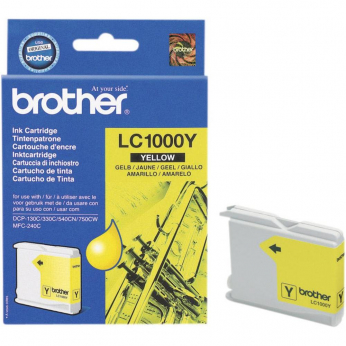 Картридж Brother для DCP-130C/MFC-235C Yellow (LC1000Y)