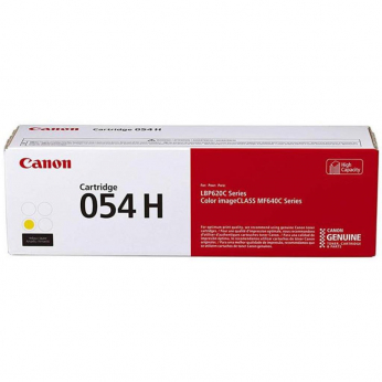 Картридж тонерный Canon 054H для MF641/643/645, LBP-621/623 054H 2300 ст. Yellow (3025C002)