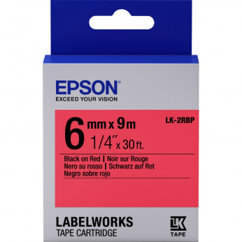 Картридж с лентой Epson для для  LW-300/400/400VP/700 Pastel Black/Red 6mm x 9m (C53S652001)