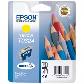 Картридж Epson для Stylus C70/C80 Yellow (T032440)