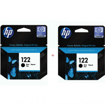 Комплект струйных картриджей HP для DJ 1050/2050/3050 HP №122 Black (Set122BB) 2шт