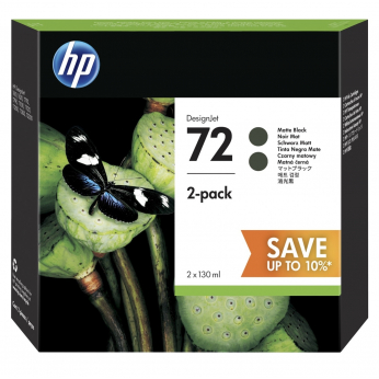 Картридж HP для DesignJet T1100 HP 72 Matte Black (P2V33A) двойная упаковка