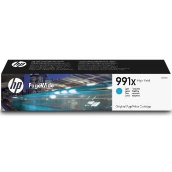 Картридж HP для PageWide Pro 772/777/750 , HP 991X Cyan (M0J90AE) повышенной емкости