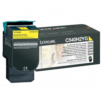 Картридж тонерный Lexmark для C540/543/544 Yellow (C540H2YG)