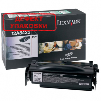 Картридж тонерный Lexmark для T430 Black (12A8425_DU) дефект упаковки