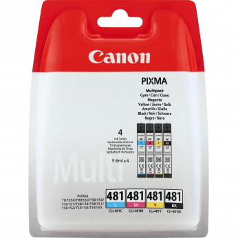 Картридж Canon для Pixma TS6140/TS8140 CLI-481 B/C/M/Y (2101C005) Multipack