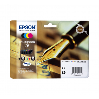 Комплект струменевих картриджів Epson B/C/M/Y (C13T16264010)