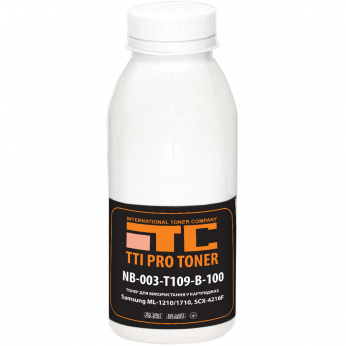 Тонер TTI PRO бутль 100г Black (NB-003-T109-B-100)