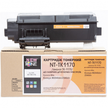 Туба з тонером NEWTONE для Kyocera Mita Ecosys М2040dn/2540dn аналог TK-1170 Black ( 7200 ст.) (NT-TK1170)