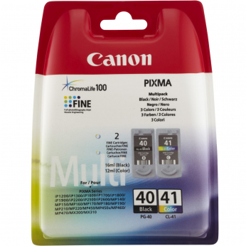 Картридж Canon Pixma iP-1600/2200/MP-150/170/450 PG-40/CL-41 Black/Color (0615B043)