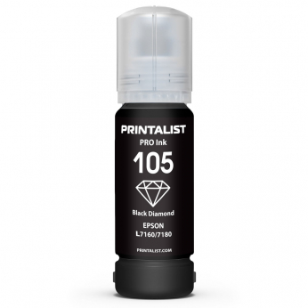 Чернила PRINTALIST 105 для Epson L7160/7180 70г Black Pigment Пигментные (PL105BP)