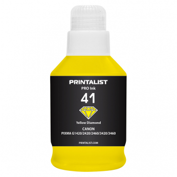 Чорнило PRINTALIST GI-41 для Canon Pixma G2420/3420 190г Yellow водорозчинне (PL41Y)