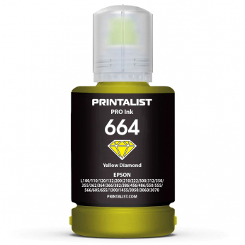 Чорнило PRINTALIST 664 для Epson L110/L210/L300 140г Yellow водорозчинне (PL664Y)